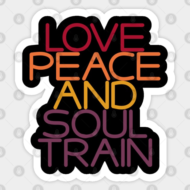 Love and Peace Sticker by HARDER.CO